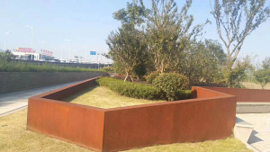 阳原耐候钢挡土墙